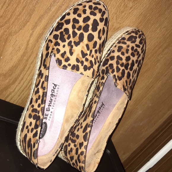 Dr Scholl 9 NEW Cheetah/Leopard Print/Macrame Details Slip On Tennis Shoes - Picture 6 of 8